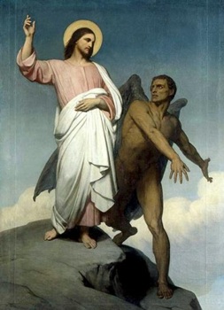 Jesus tenté par le diable