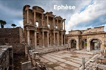 des ruines de la ville d’Ephèse
